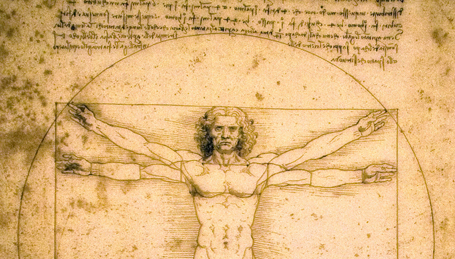 da Vinci Vitruvian Man web