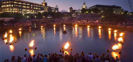 Waterfire Providence featured