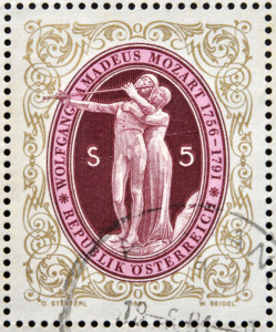 Mozart Magic Flute Stamp