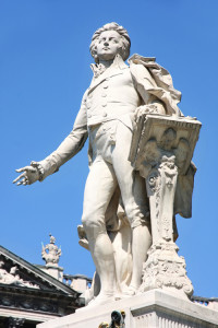 Mozart Statue, Vienna, Austria