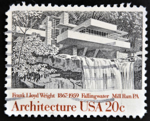 Falling Water Mill Run-Frank Lloyd Wright