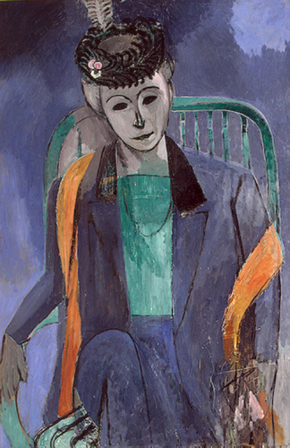 Henri Matisse, 1913, Portrait of the Artist’s Wife, Hermitage, St. Petersburg