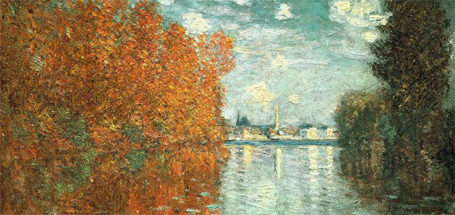 Autumn Effect at Argenteuil 1873 Claude Monet featured