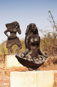 Statues in the Garden of Five Senses, Saidul Ajaib, New Delhi, India